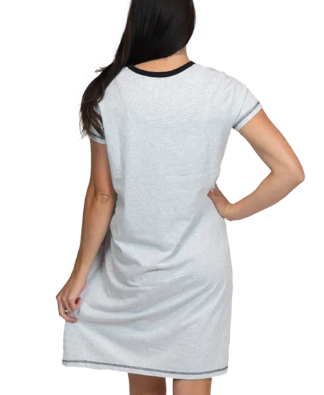 Lazy One Women's Dead Tired V-Neck Night Shirt
